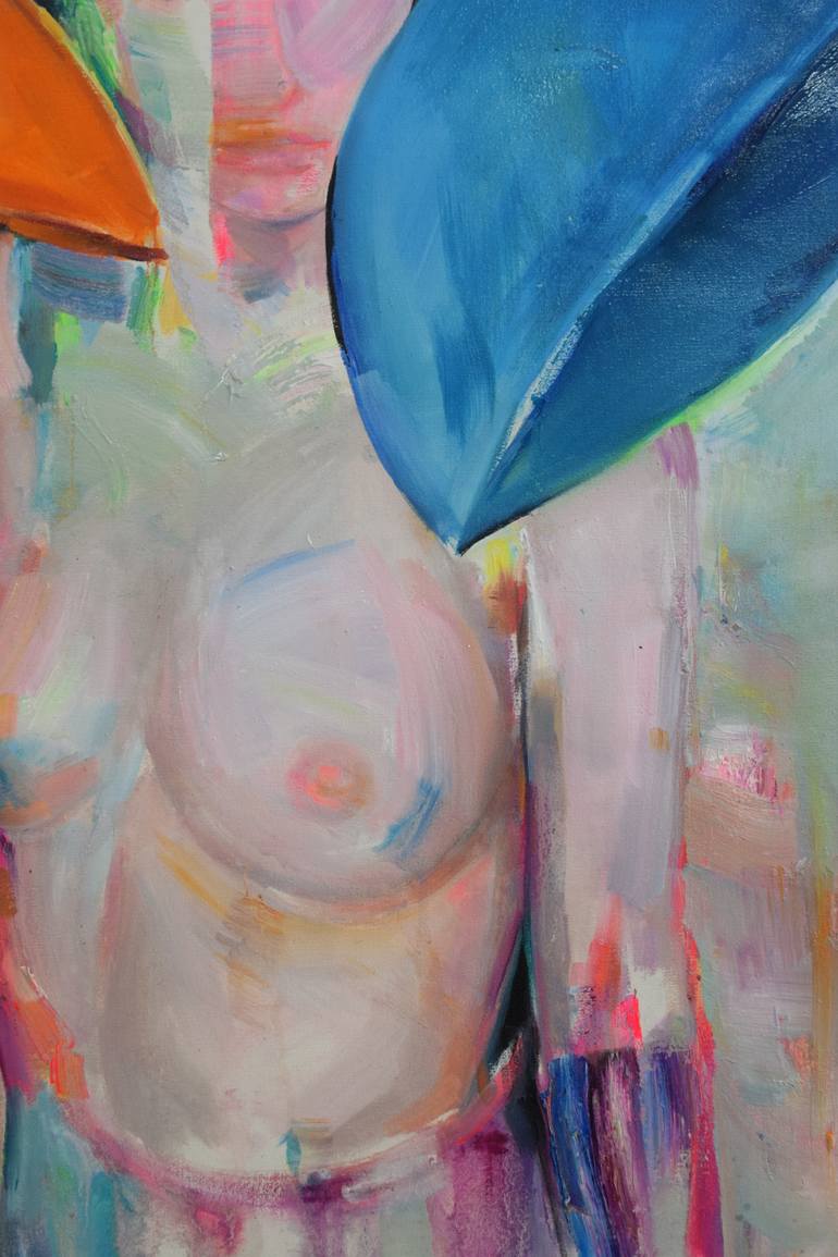 Original Portraiture Portrait Painting by Georgia Theologou