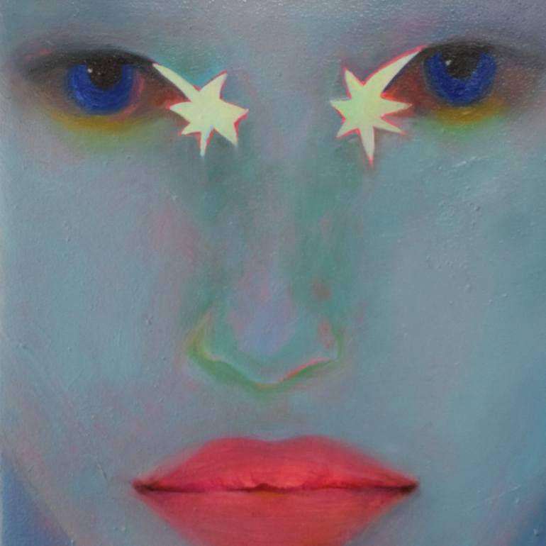Original Illustration People Painting by Georgia Theologou