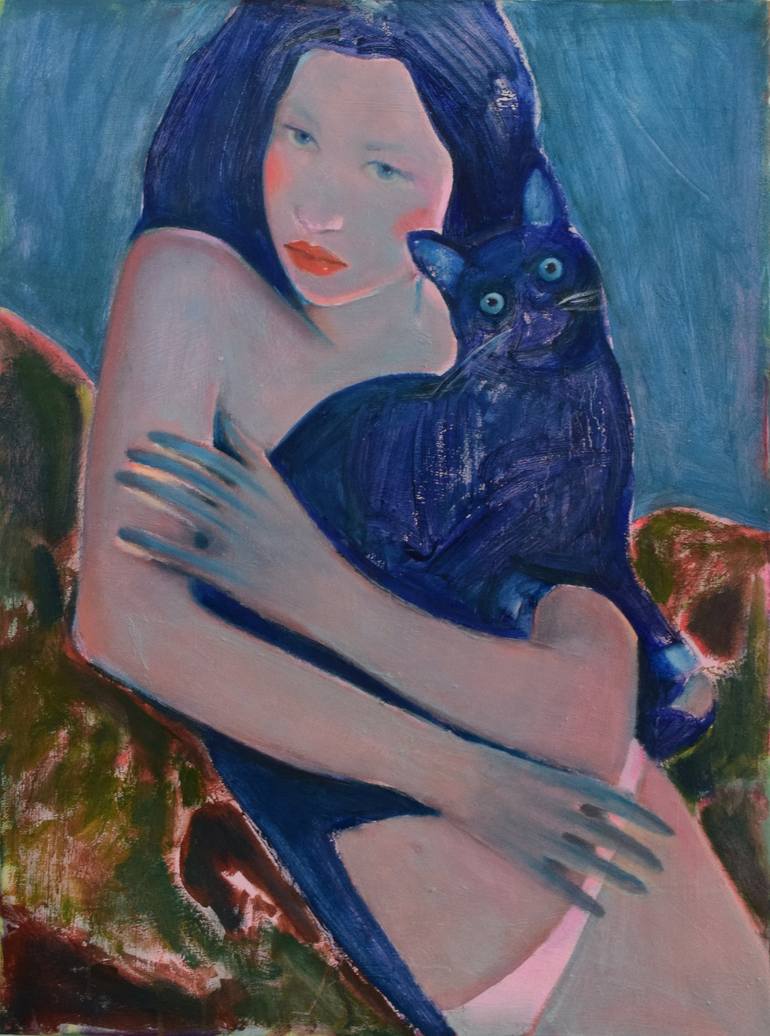 Original Figurative Portrait Paintings by Georgia Theologou