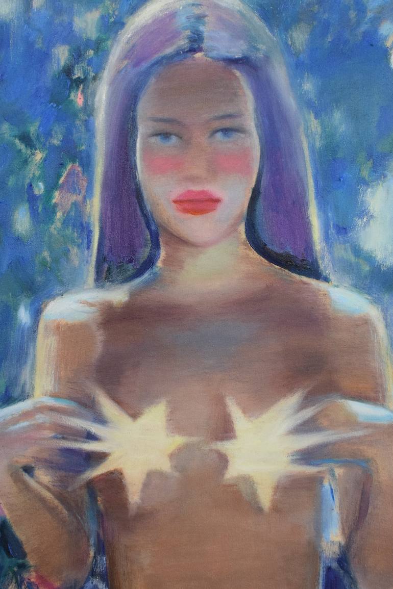 Original Contemporary Nude Painting by Georgia Theologou