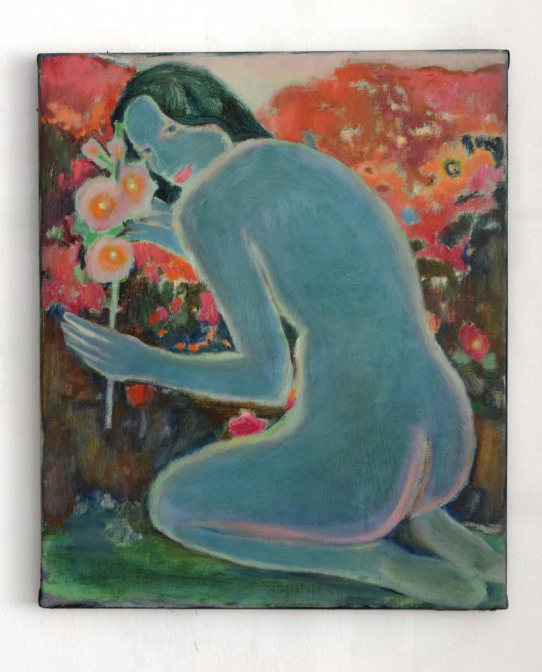 Original Contemporary Nude Painting by Georgia Theologou