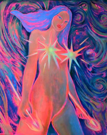Original Figurative Nude Paintings by Georgia Theologou