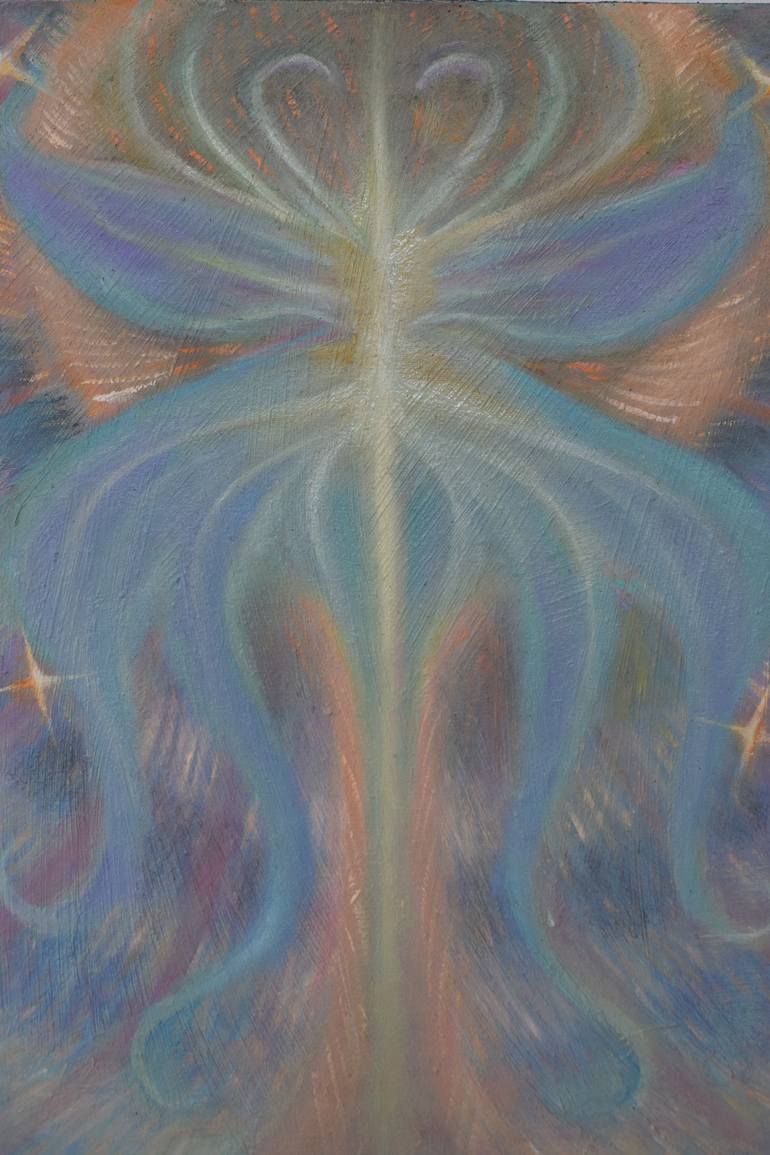 Original Symbolism Abstract Painting by Georgia Theologou