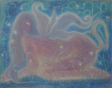 Original Abstract Animal Painting by Georgia Theologou