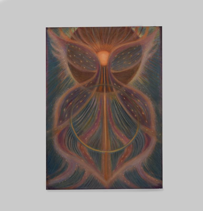 Original Symbolism Abstract Painting by Georgia Theologou