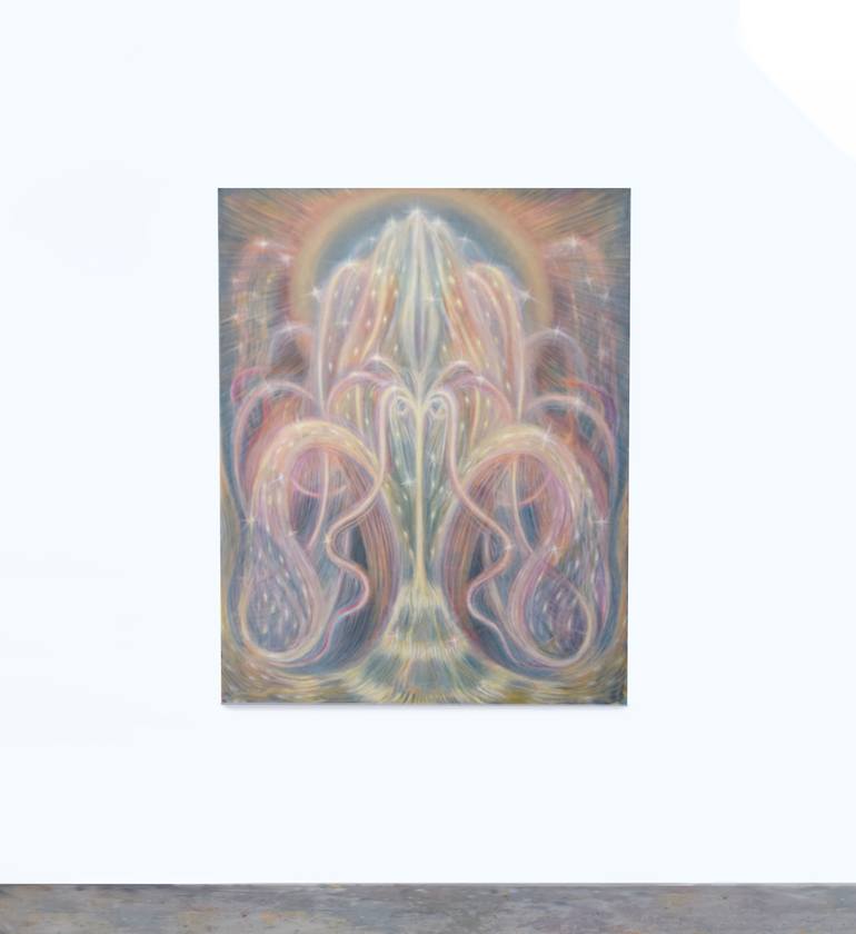 Original Symbolism Abstract Painting by Georgia Theologou