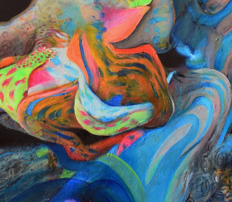 Original Abstract Nature Painting by Georgia Theologou