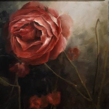 Original Figurative Floral Paintings by Regina McAndrew