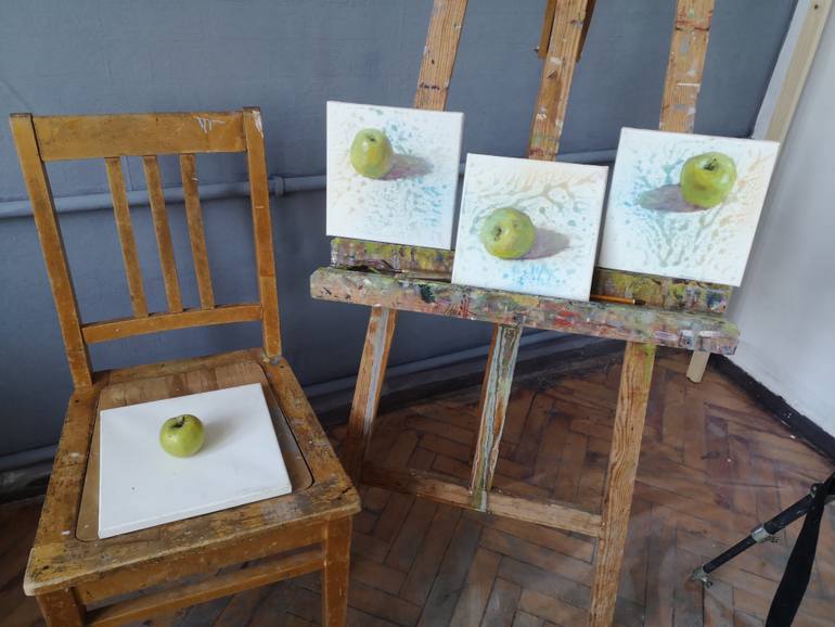 Original Impressionism Still Life Painting by Olga Samar