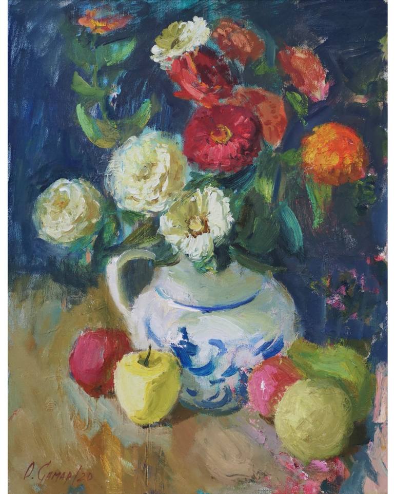 Print of Impressionism Still Life Paintings by Olga Samar
