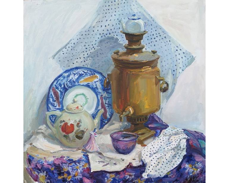 Print of Realism Still Life Paintings by Olga Samar