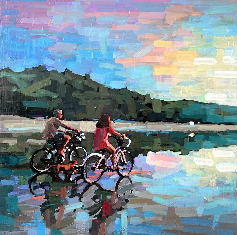 Original Contemporary Beach Mixed Media by Caitlyn Jones