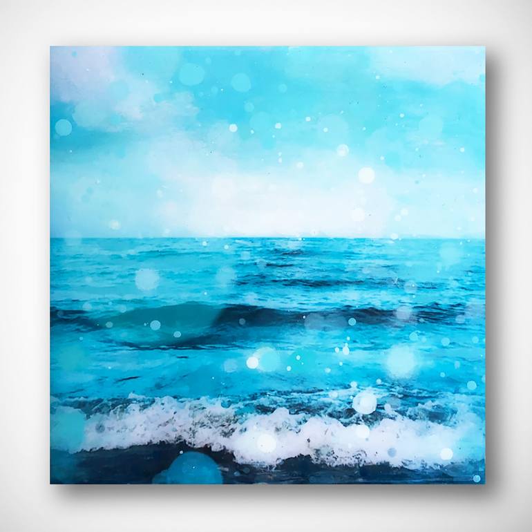 Original Fine Art Seascape Painting by Caitlyn Jones