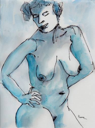 Print of Expressionism Nude Paintings by Jeff Pignatel