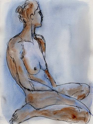 Print of Expressionism Nude Paintings by Jeff Pignatel