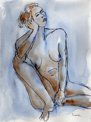 Original Expressionism Nude Paintings by Jeff Pignatel