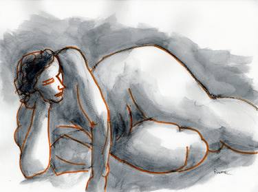 Original Expressionism Nude Paintings by Jeff Pignatel