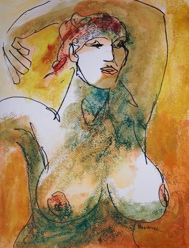 Original Expressionism Nude Paintings by Jeff Pignatel