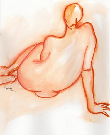 Print of Figurative Nude Paintings by Jeff Pignatel