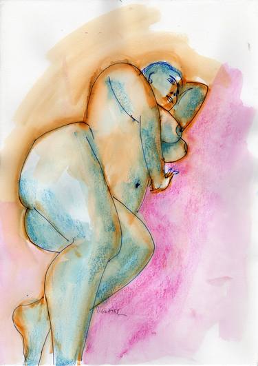 Print of Nude Paintings by Jeff Pignatel