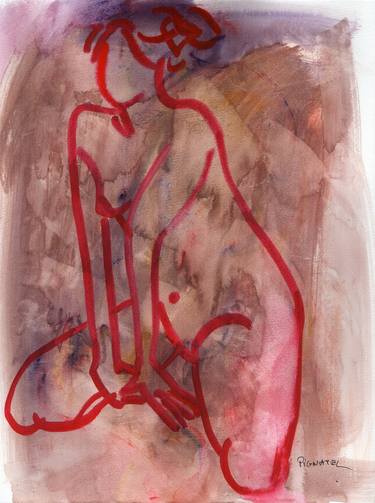 Original Abstract Nude Paintings by Jeff Pignatel