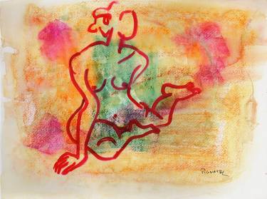 Print of Abstract Nude Paintings by Jeff Pignatel