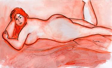 Original Expressionism Nude Paintings by Jeff Pignatel