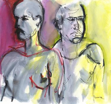 Print of Abstract Expressionism Men Drawings by Jeff Pignatel