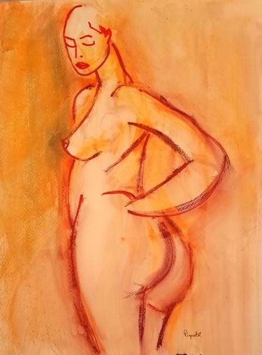 Print of Nude Drawings by Jeff Pignatel