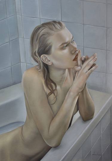 Original Figurative Women Paintings by Noelia Belmonte