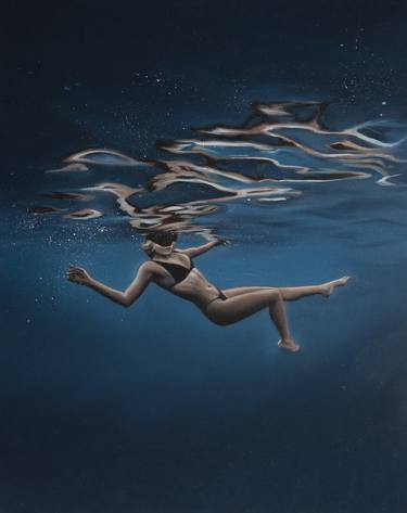 Print of Realism Water Paintings by Noelia Belmonte
