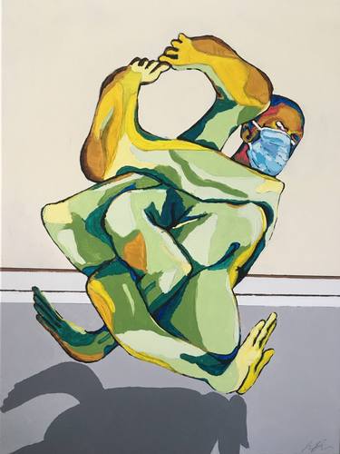 Print of Cubism Nude Paintings by Colin Brite