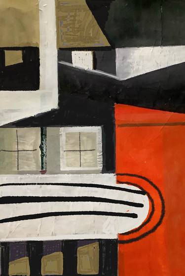 Print of Abstract Architecture Paintings by Susan Morrison-Dyke
