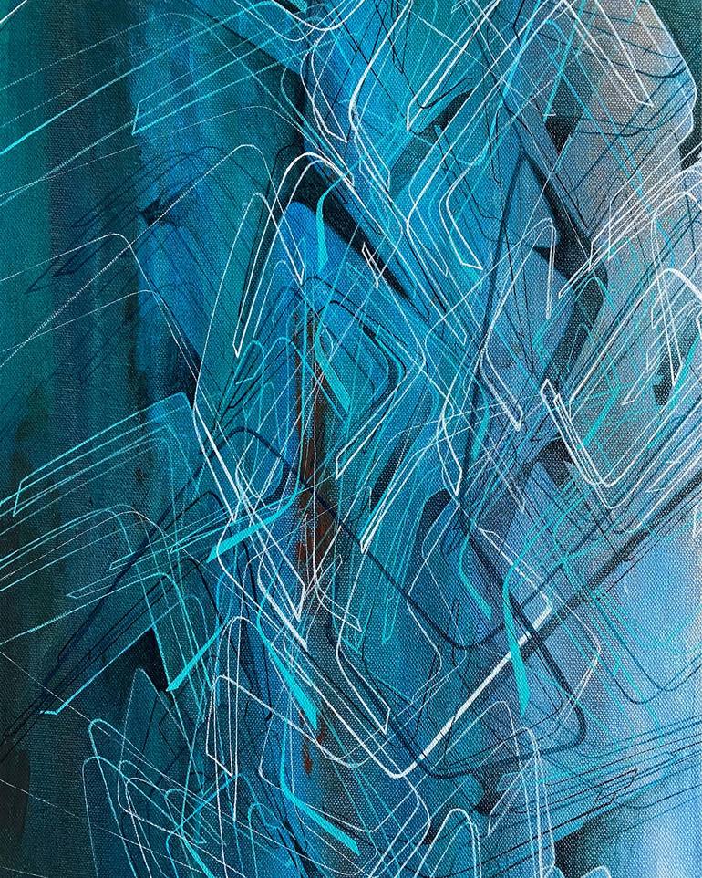 Original Abstract Painting by Sovona Ghatak