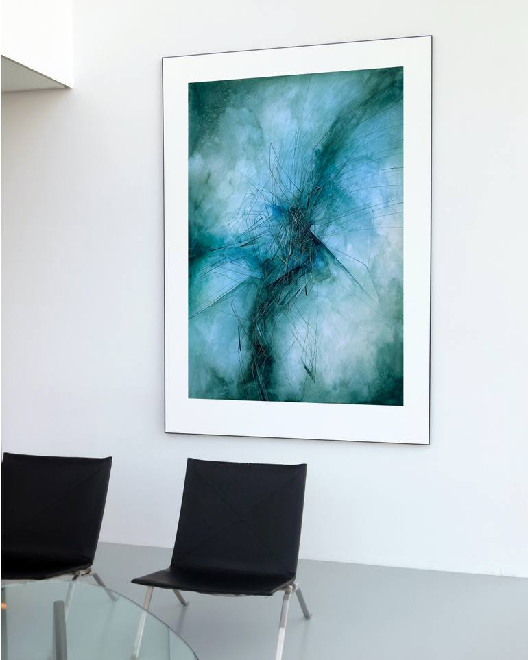 Original Abstract Expressionism Abstract Painting by Sovona Ghatak