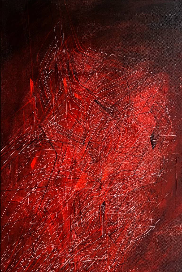 Original Abstract Painting by Sovona Ghatak