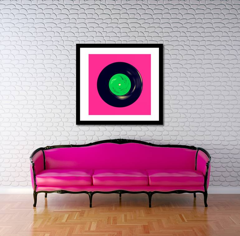 Original Abstract Music Mixed Media by Deborah Pendell