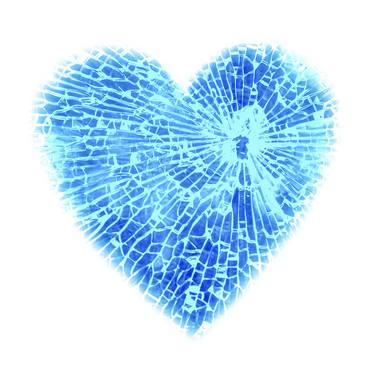 Shattered Heart Blue - #4 of - Limited Edition of 25 thumb