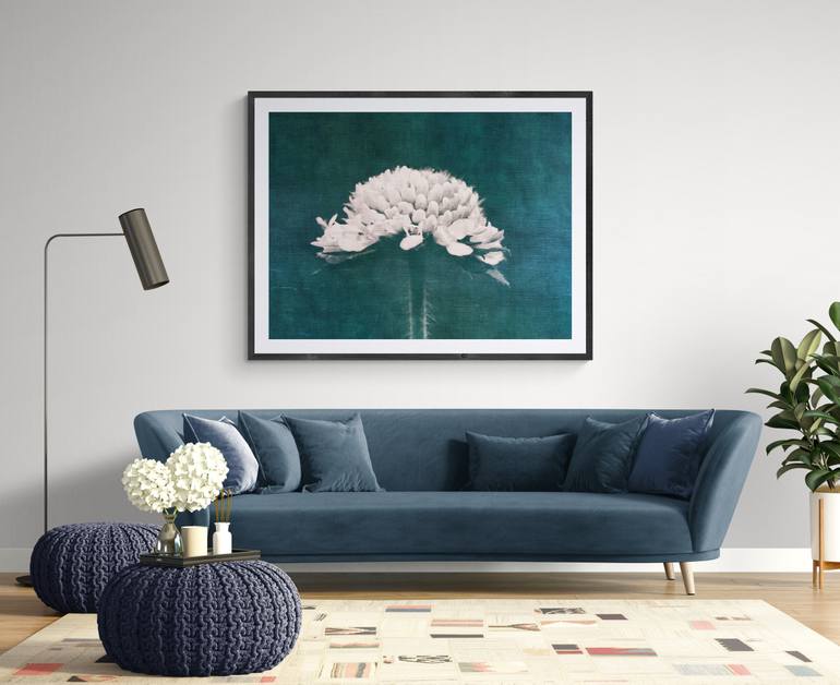 Original Abstract Botanic Mixed Media by Deborah Pendell