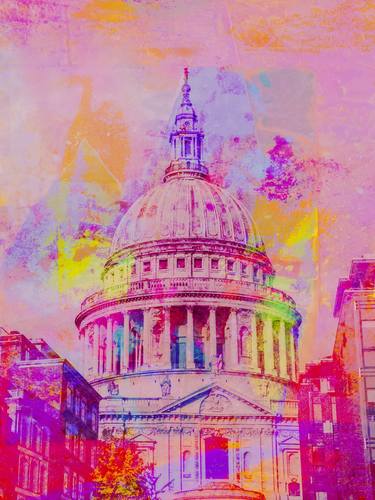 St Paul's (Pink) - Limited edition of 15 thumb