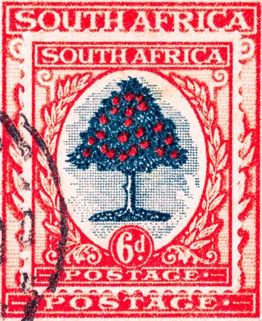Stamp Collection Art- South Africa thumb