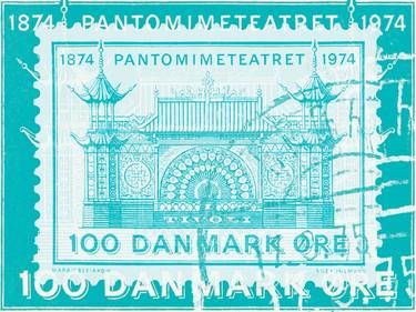 Denmark Tivoli Copenhagen Fine Art- Vintage Stamps thumb