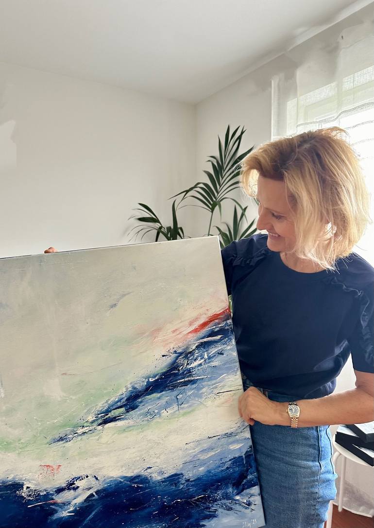 Original Abstract Landscape Painting by Sabine Kay