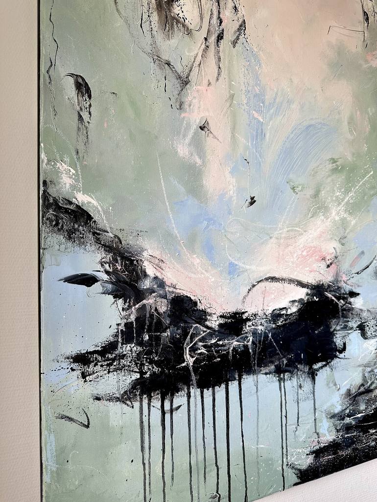 Original Abstract Expressionism Landscape Painting by Sabine Kay