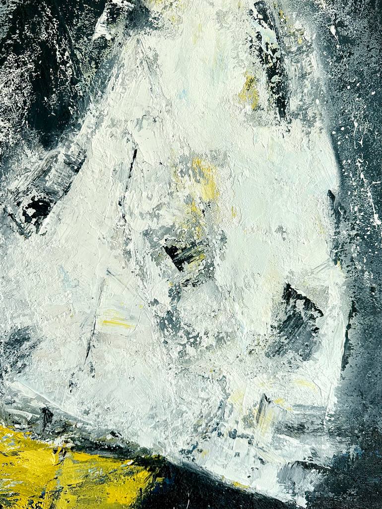 Original Abstract Expressionism Seascape Painting by Sabine Kay