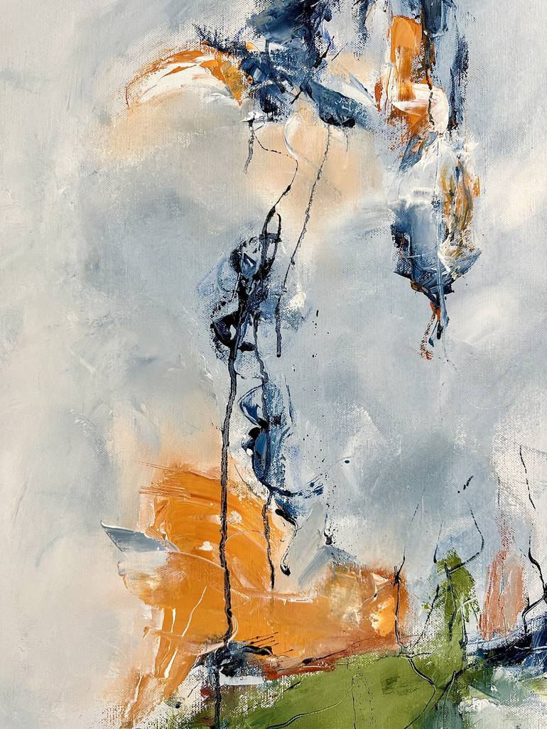 Original Abstract Expressionism Nature Painting by Sabine Kay