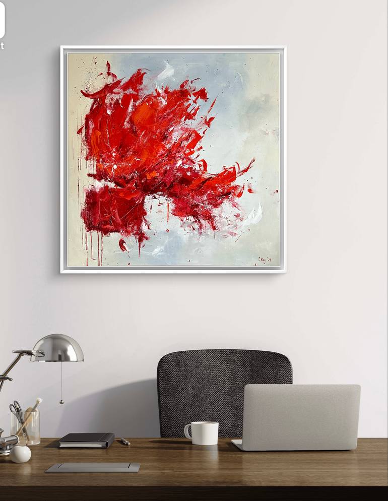 Original Abstract Expressionism Abstract Painting by Sabine Kay
