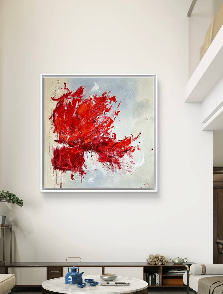 Original Abstract Expressionism Abstract Painting by Sabine Kay