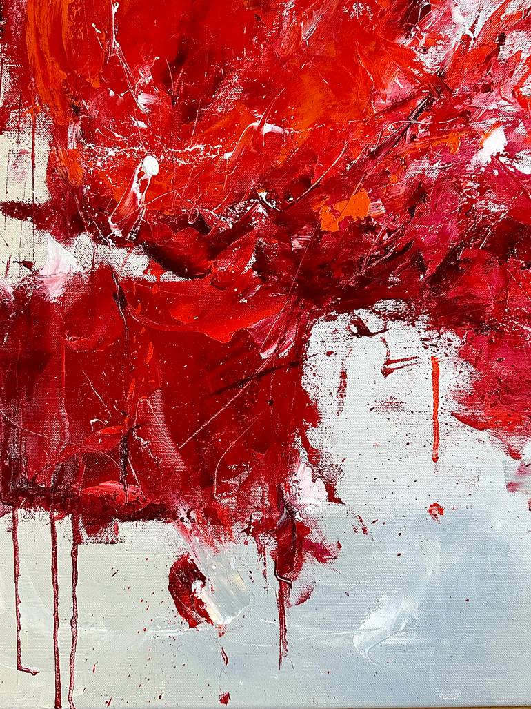 Original Abstract Expressionism Abstract Painting by Sabine Kay