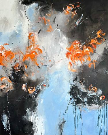 Original Abstract Nature Paintings by Sabine Kay